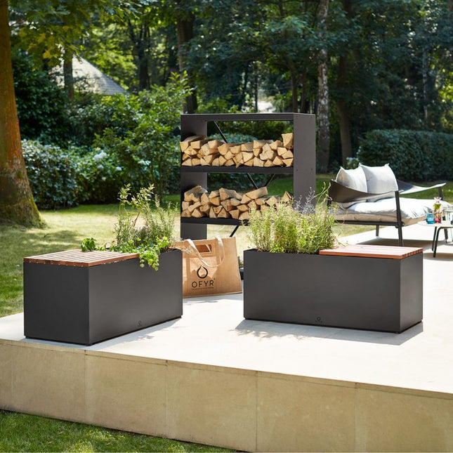 OFYR OFYR Herb Garden Bench Black