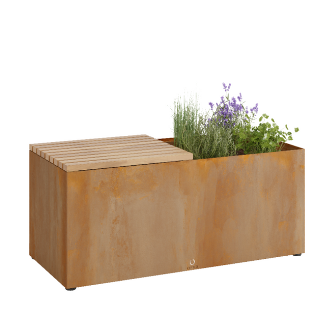 OFYR OFYR Herb Garden Bench Corten