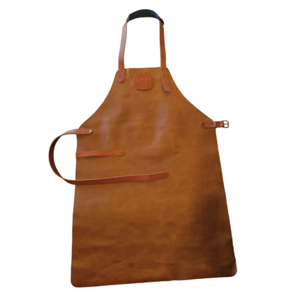OFYR OFYR Leren Schort Bruin