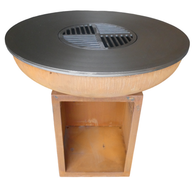 Oldschool Oldschool BBQ Blaze Corten Plancha 100 cm