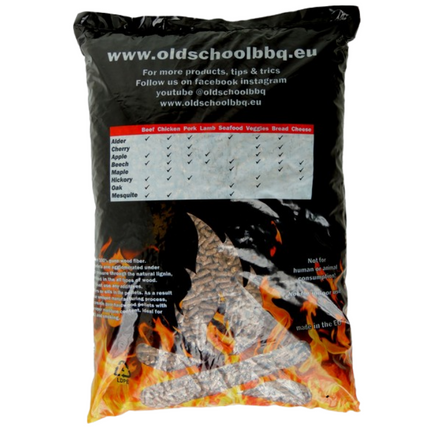 Oldschool Oldschool BBQ Hickory Walnoot Pellets 9 kg