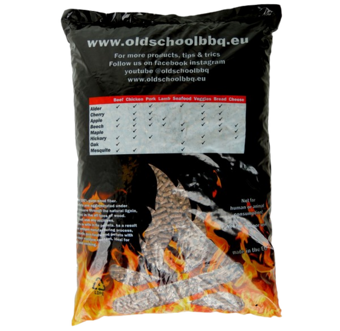 Oldschool Oldschool BBQ Hickory Walnoot Pellets 9 kg