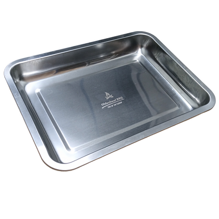 Oldschool Oldschool BBQ RVS BBQ Schaal Large 39,5 x 29,5 cm