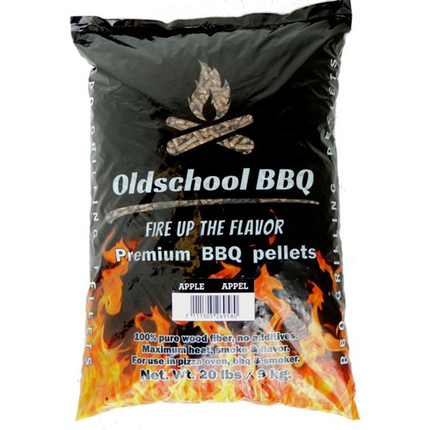 Oldschool Transport Damage: Oldschool BBQ Appel Pellets 9 kg