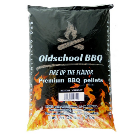 Oldschool Transport Damage: Oldschool BBQ Hickory Walnoot Pellets 9 kg