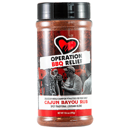 Operation BBQ Operation BBQ Relief Cajun Bayou Rub 10.4 oz
