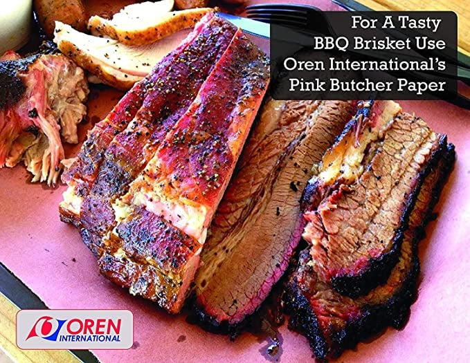 Oren BBQ Oren USA Pink Butcher Paper 61 cm x 45 m (24'' x 150')