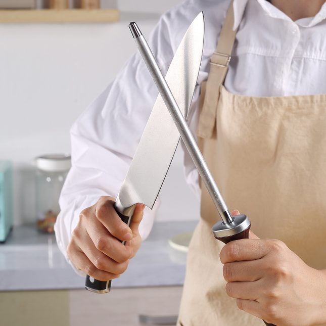 Paudin Paudin Aanzetstaal Damascusstaal 19 cm