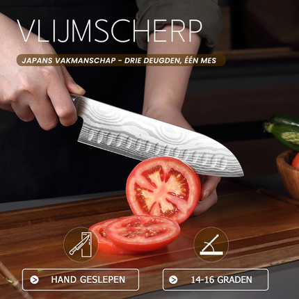 Paudin Paudin Aichi Wave Santokumes 17,5 cm