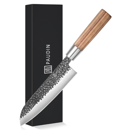Paudin Paudin Hammer Black Santoku Mes 17,5 cm