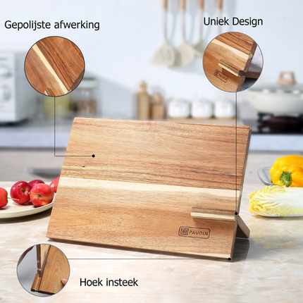 Paudin Paudin Magnetisch Messenblok Acaciahout