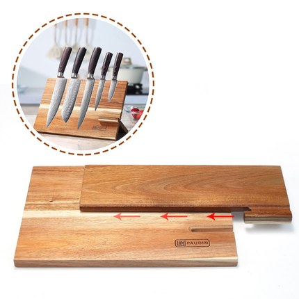 Paudin Paudin Magnetisch Messenblok Acaciahout