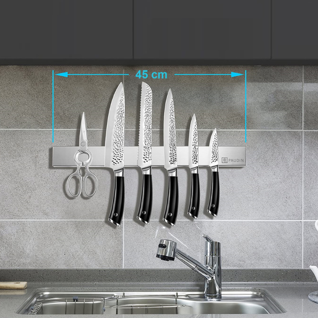 Paudin Paudin Magnetische Messenhouder RVS 45 cm