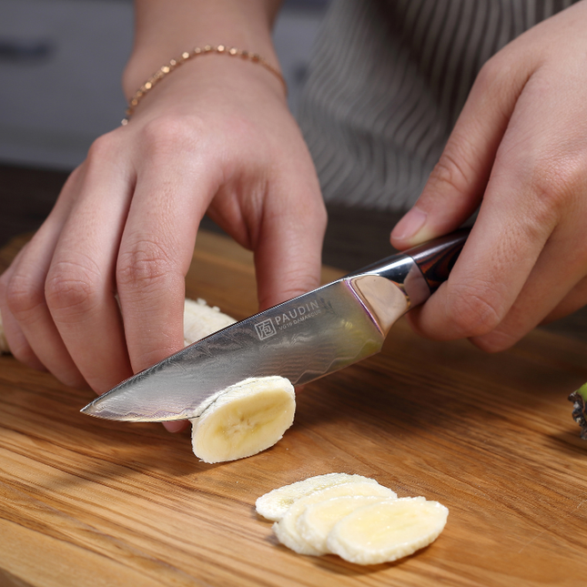 Paudin Paudin Plume Luxe Damascus Schilmes 9 cm