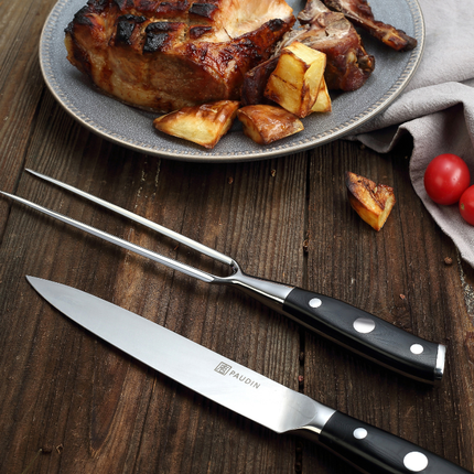 Paudin Paudin Ultra Dark Vleesmes en Vork 20 cm