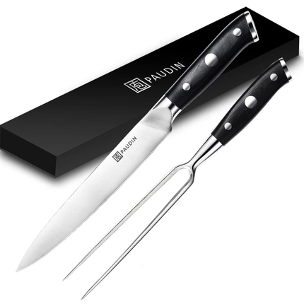 Paudin Paudin Ultra Dark Vleesmes en Vork 20 cm