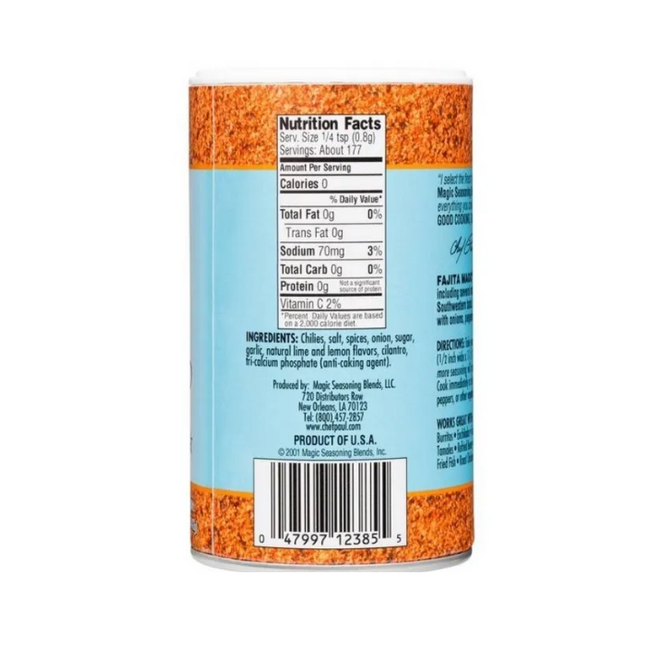 Paul Prudhomme Paul Prudhomme Fajita Magic 23oz