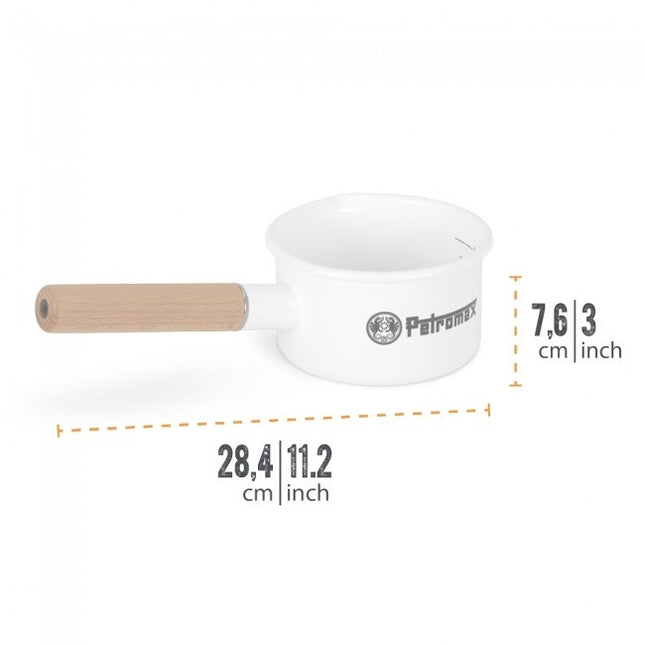 Petromax Petromax Emaille Pan Wit 0.5 liter