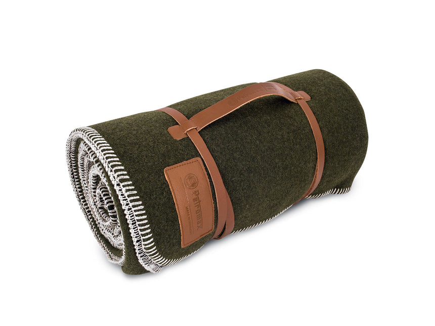 Petromax Petromax Wollen Deken Groen/Zwart 150 x 200 cm