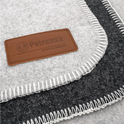 Petromax Petromax Wollen Deken Wit/Grijs 150 x 200 cm