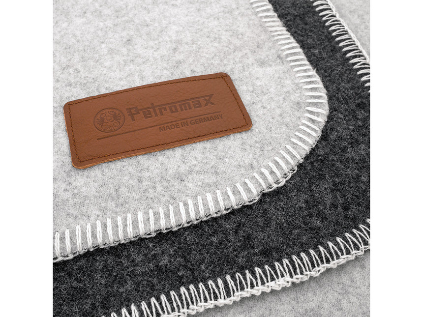 Petromax Petromax Wollen Deken Wit/Grijs 150 x 200 cm