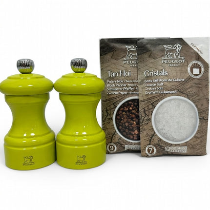 Peugeot Peugeot Bistrorama Zout & Pepermolen Pistache Groen Beukenhout 10 cm
