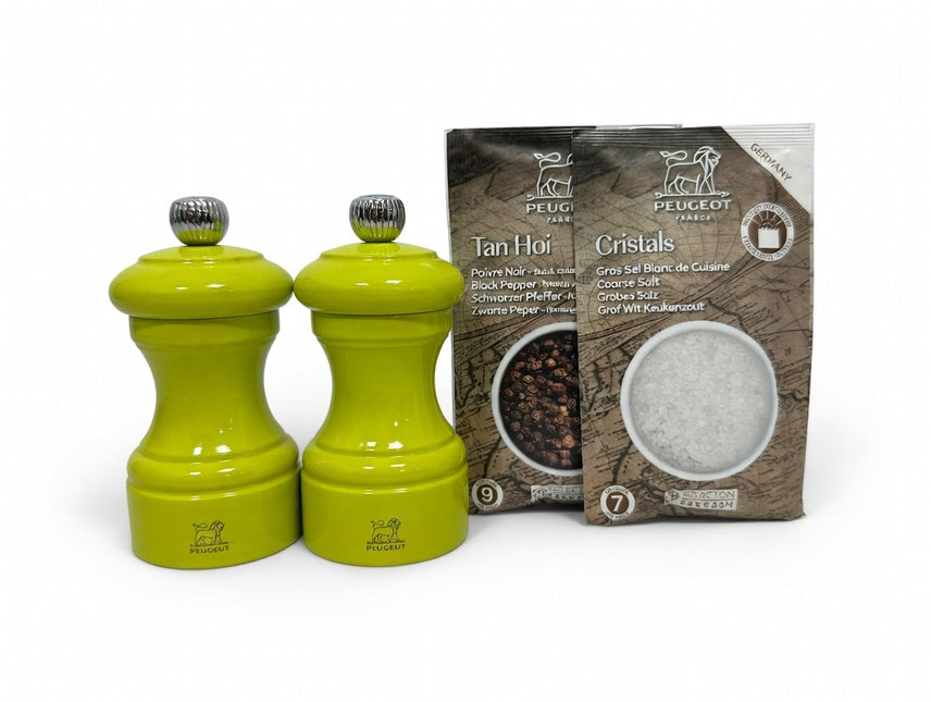 Peugeot Peugeot Bistrorama Zout & Pepermolen Pistache Groen Beukenhout 10 cm