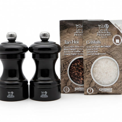 Peugeot Peugeot Bistrorama Zout & Pepermolen Zwarte Lak Beukenhout 10 cm