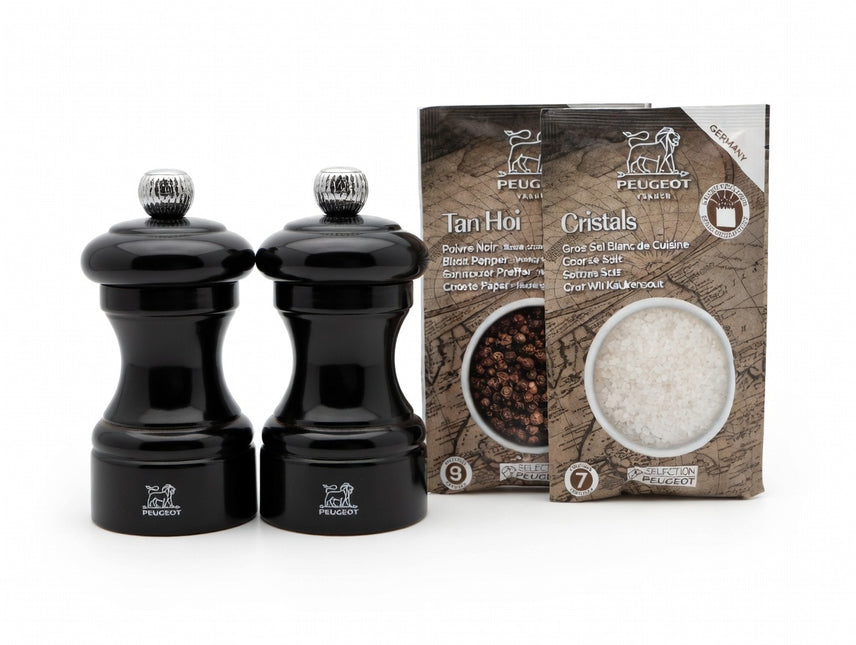 Peugeot Peugeot Bistrorama Zout & Pepermolen Zwarte Lak Beukenhout 10 cm