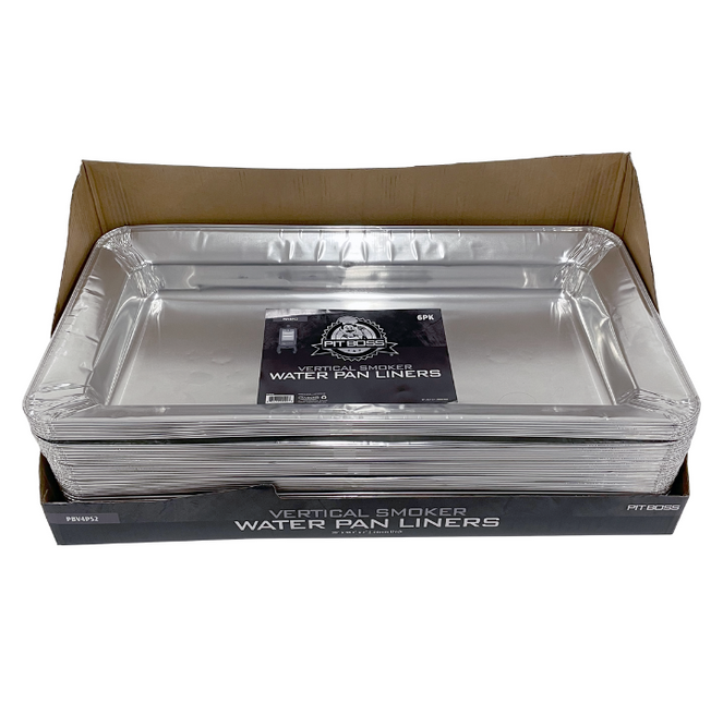 Pit Boss Pit Boss Aluminium Waterbak 6 stuks - Pro 4 Series