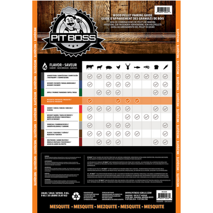 Pit Boss Pit Boss Mesquite Blend Pellets 9 kg