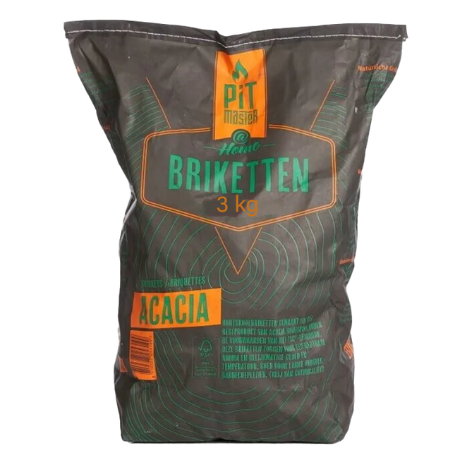 Pitmaster Pitmaster Briketten Acacia Pillow Shape 3 kg