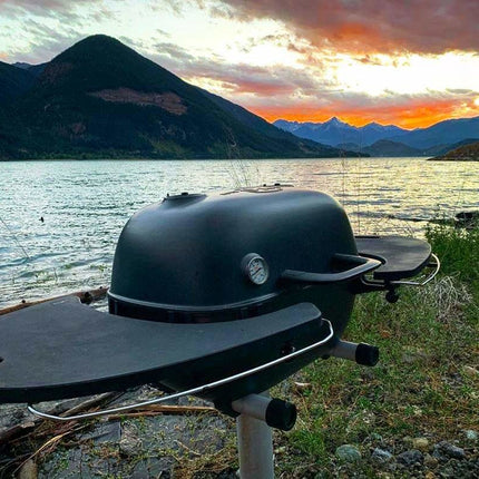 PK Grill PK360 Grill  &  Smoker Graphite met PVC Zijtafels