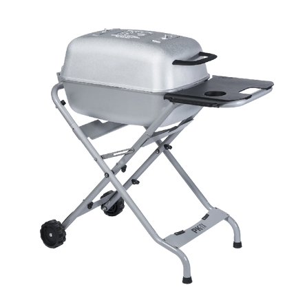 PK Grill PKTX Folding Stand for Original PK Grill + Smoker Classic Silver