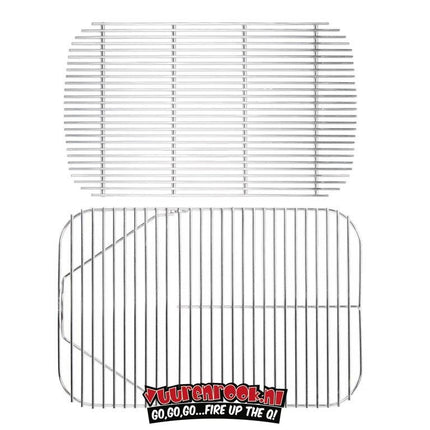 PK Grill Stainless Steel Cooking Grid & Charcoal Grate for Original PK