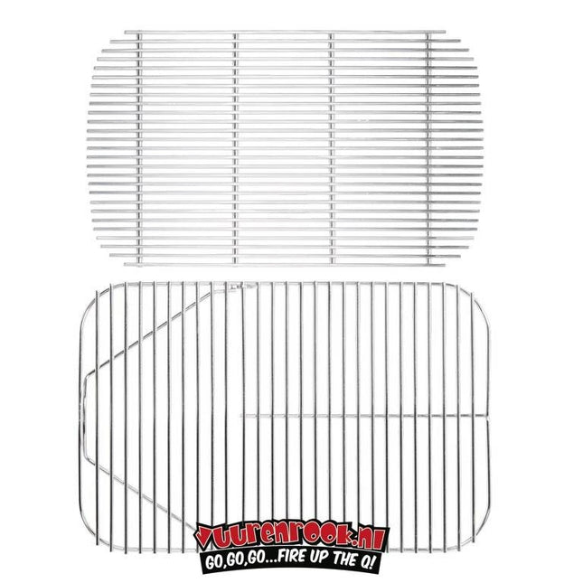 PK Grill Stainless Steel Cooking Grid & Charcoal Grate for Original PK