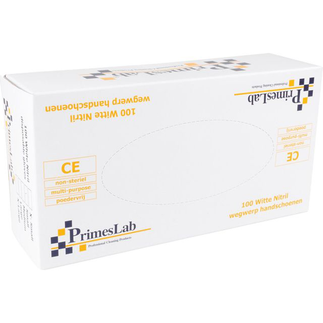 PrimesLab Primeslab Nitril Handschoenen Zwart 100 stuks Large