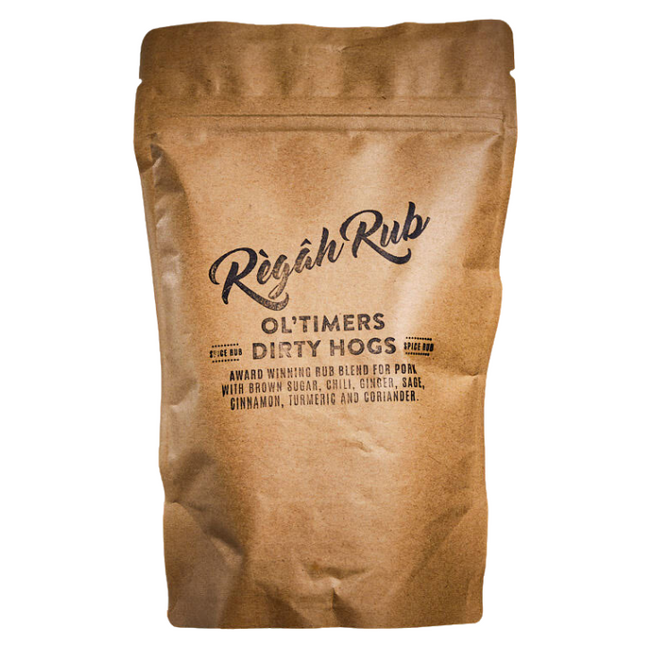 Rokende Regahs Regah Rub Award Winning Ol' Timers Dirty Hogs 1000 gram