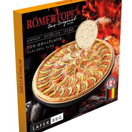 Römertopf Römertopf Grillplaat Rond met Noppen
