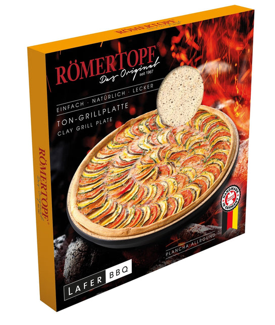 Römertopf Römertopf Grillplaat Rond met Noppen