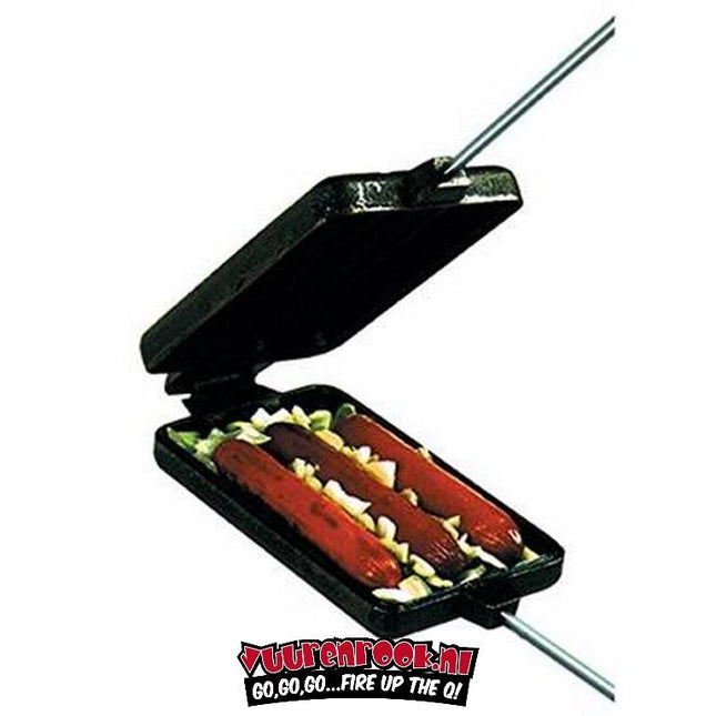 Rome's Industries Rome Pie Iron Dog 'n Brat Cooker