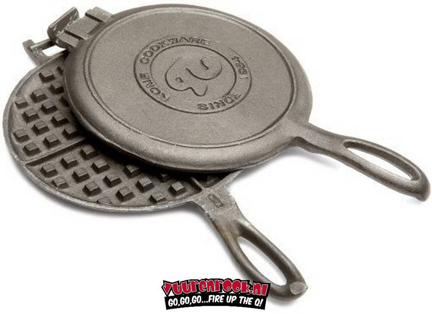 Rome's Industries Rome Pie Iron Old Fashioned Waffle Iron