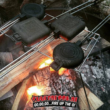 Rome's Industries Rome Pie Iron Round Jaffle Iron (Tosti ijzer)