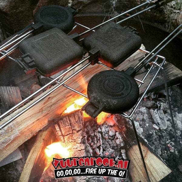 Rome's Industries Rome Pie Iron Round Jaffle Iron (Tosti ijzer)