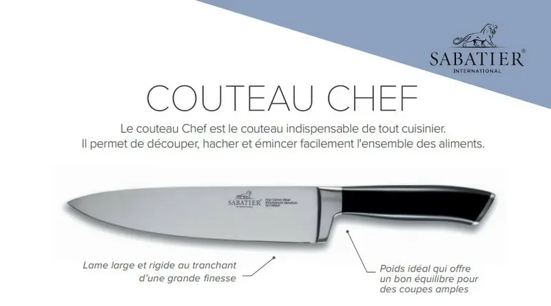 Sabatier Sabatier Couteau Chef's Knife 20 cm