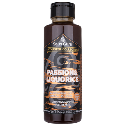 Saus.Guru Sorry We Lost The Date... Saus.Guru Passion & Liquorice Pitmaster BBQ Sauce 500 ml