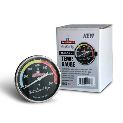 Smokeware Smokeware RVS Thermometer Multi Color Zwart °F 82mm