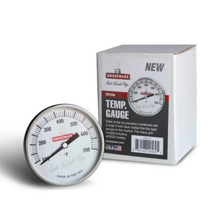 Smokeware Smokeware RVS Thermometer Wit °F 82mm