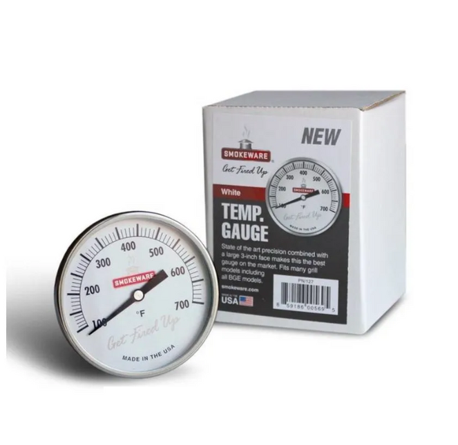 Smokeware Smokeware RVS Thermometer Wit °F 82mm