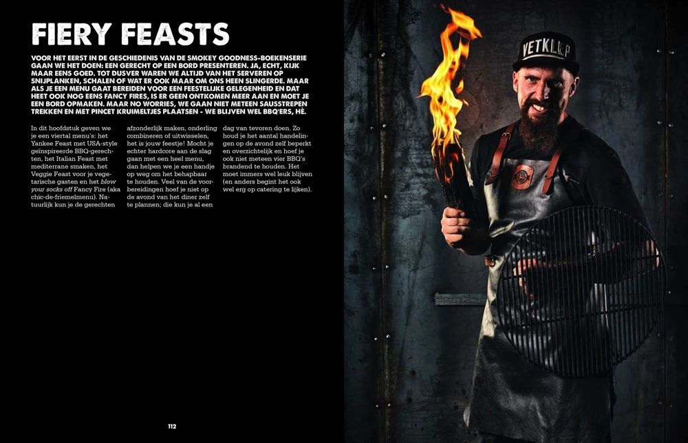 Smokey Goodness Smokey Goodness BBQ Feast on Fire GESIGNEERD